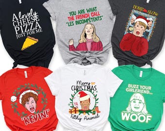 Home Alone Movie Christmas Shirts: Matching Family Group Tees