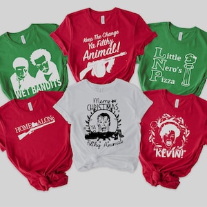 Home Alone Christmas Movie Sweatshirt: Funny Family Matching Shirts