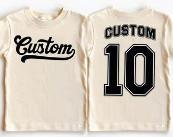 Personalized Team Jersey Shirt: Custom Baseball Tee, Sports Fan Apparel