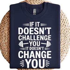 Funny Gym Shirt: Motivational Workout Tee, Trainer Gift image 4