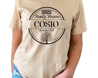 Custom Family Reunion Shirt: Personalized Matching Team Tee