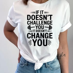 Funny Gym Shirt: Motivational Workout Tee, Trainer Gift image 6