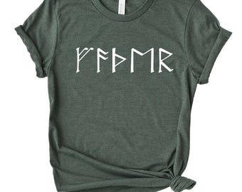 Personalized Viking Runes T-Shirt: Custom Norse Tee