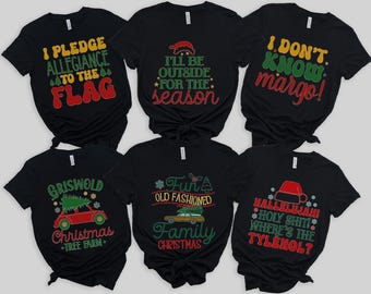 20 Options Griswold Family Xmas TShirt, National Lampoons Christmas Vacation Shirt, Christmas Tree T-Shirt, Xmas Vacation Group Sweatshirt