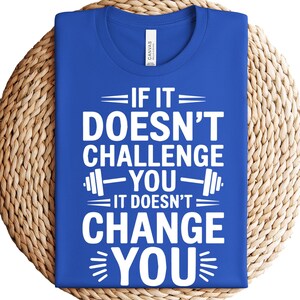 Funny Gym Shirt: Motivational Workout Tee, Trainer Gift image 7