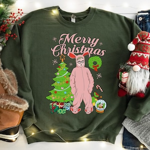 Retro Christmas Movie Story Sweatshirt, Funny Christmas Story Shirt, Merry Christmas Movie T-Shirt, Xmas Movie Tee, Christmas Gift
