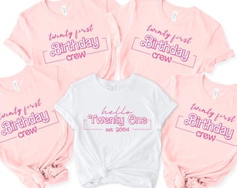 Hello Twenty One Est 2004 Shirt: 21st Birthday Tee
