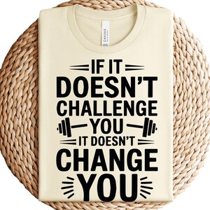 Funny Gym Shirt: Motivational Workout Tee, Trainer Gift image 2