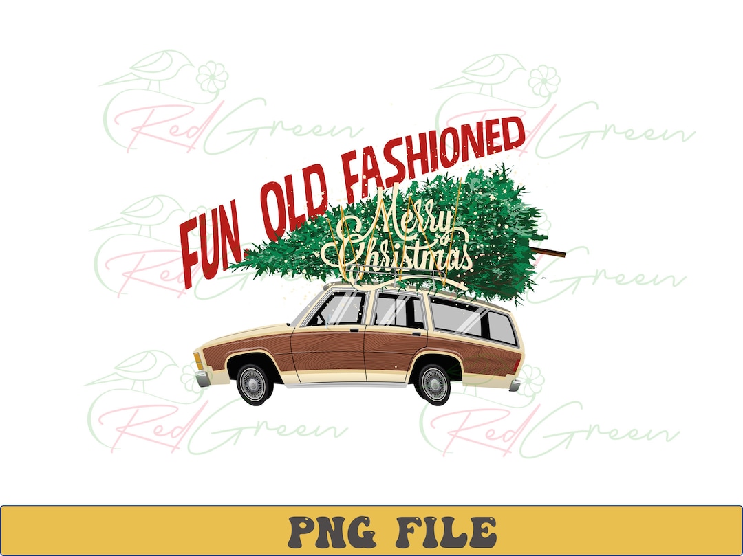 Fun Old Fashioned Christmas Tree Clark Truck PNG Clark Etsy