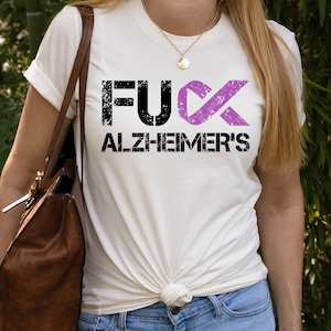 Purple Ribbon Alzheimer's Awareness Shirt