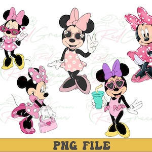 Minnie Mouse PNG, Birthday Partie, This Minnie, Summer theme, Sublimation Design, Digital Craft Files tshirt designs clipart peace