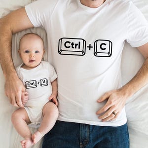Copy Paste Father & Baby Matching Outfit: New Dad Gift