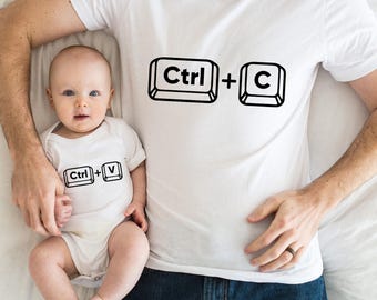 Copy Paste Father & Baby Matching Outfit: New Dad Gift