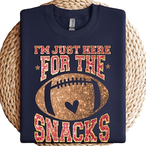 Game Day Sweatshirt: Funny Football Snacks Tee image 1