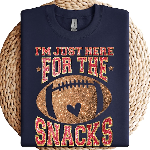 Game Day Sweatshirt: Funny Football Snacks Tee