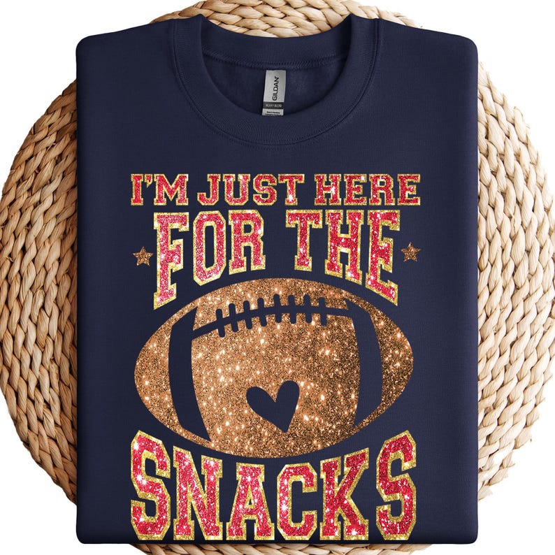 Game Day Sweatshirt: Funny Football Snacks Tee image 1