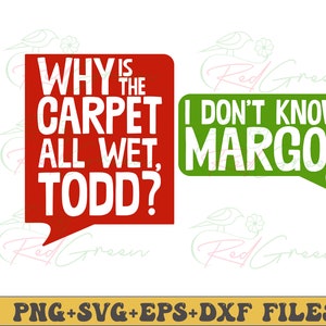 Férias de Natal Todd e Margo Svg | Casal de Natal Svg | Natal Svg | Natal Feio Svg | Casais Engraçados de Natal Svg png dxf eps
