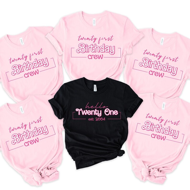 Hello Twenty One Est 2004 Shirt: 21st Birthday Tee Bild 5