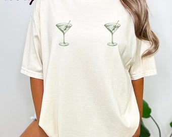Comfort Colors Dirty Martini Baby T-Shirt: Y2K Martini Time Tee