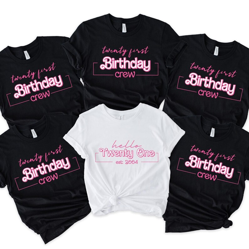 Hello Twenty One Est 2004 Shirt: 21st Birthday Tee Bild 4