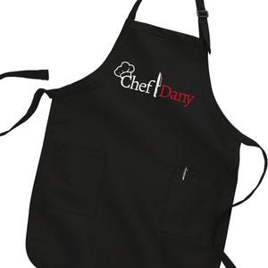 Custom Chef Apron: Personalized Kitchen Gift