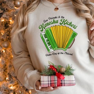 Gus Polinski Kenosha Kickers Sweatshirt: Home Alone Christmas Movie