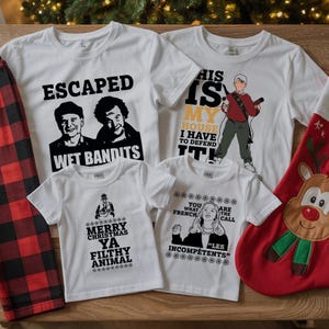 Home Alone Christmas Movie Quote Shirts and Sweatshirt: Family Match Xmas Tshirt, Kevin Tee, McCallister 90s Movie Shirt, Funny Xmas Gifts