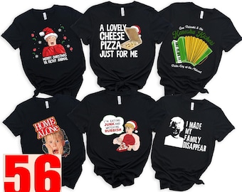 Home Alone Movie Family Matching Christmas Shirts, Christmas Home Alone Movie Sweatshirt, Christmas Group Hoodie , Family Christmas Shirts