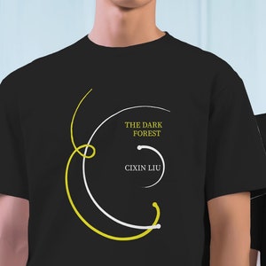 The Dark Forest Book Cover, Graphic T-Shirt, Three Body Problem Unofficial Merch, Three Body Problem Graphic Physics Representation