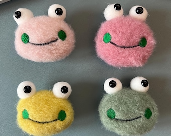 Fluffy 3D Cute Frog Toad Phone Grip Smartphones Secure Hold Stand|Gift Unique|Stand Mount|Kindle Holder Colourful| Cute Novelty Griptok