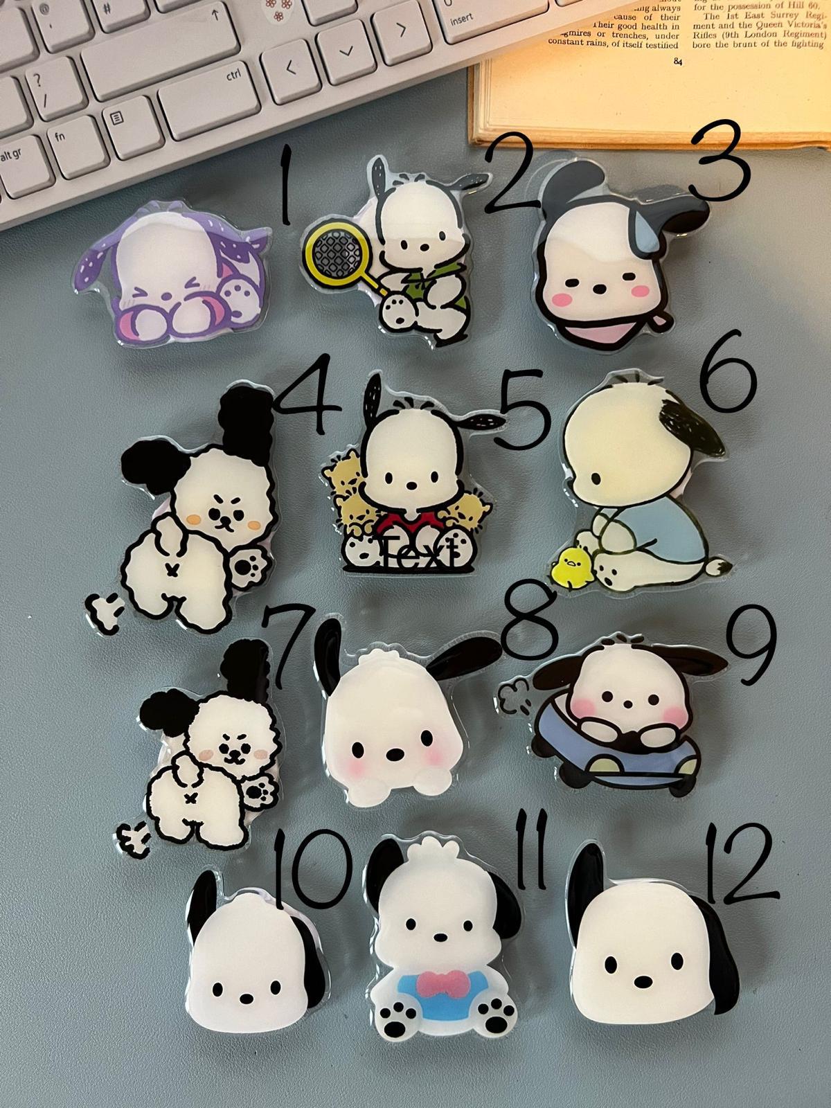 NEW STOCK Cute Cartoon Anime Dog Phone Grip Universal Phone Grip |Secure Hold |Dog Lovers|Phone Stand Mount|Kindle Holder|Unique Animal Gift