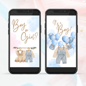 Boy Gender Reveal Video Neutral Gender Reveal Video Minimalist It’s a Boy Gender Reveal Video Gender Reveal Simple Gender Reveal Video Boy
