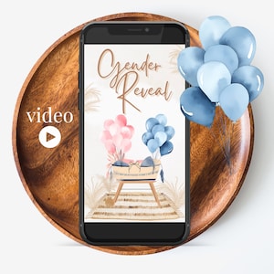 Boy Gender Reveal Video Neutral Gender Reveal Video Boho Boy Gender Reveal Video Gender Reveal Simple Gender Reveal Video Boy Boho