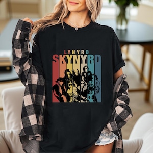 Southern Rock Retro Vintage T-Shirt, Classic Rock Inspired Tee, Music Fan Gift Shirt, 70s Rock Style Comfort Colors Band Tee