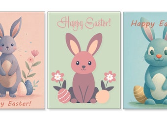 Easter Card For Kids Set Of Easter Cards Printable