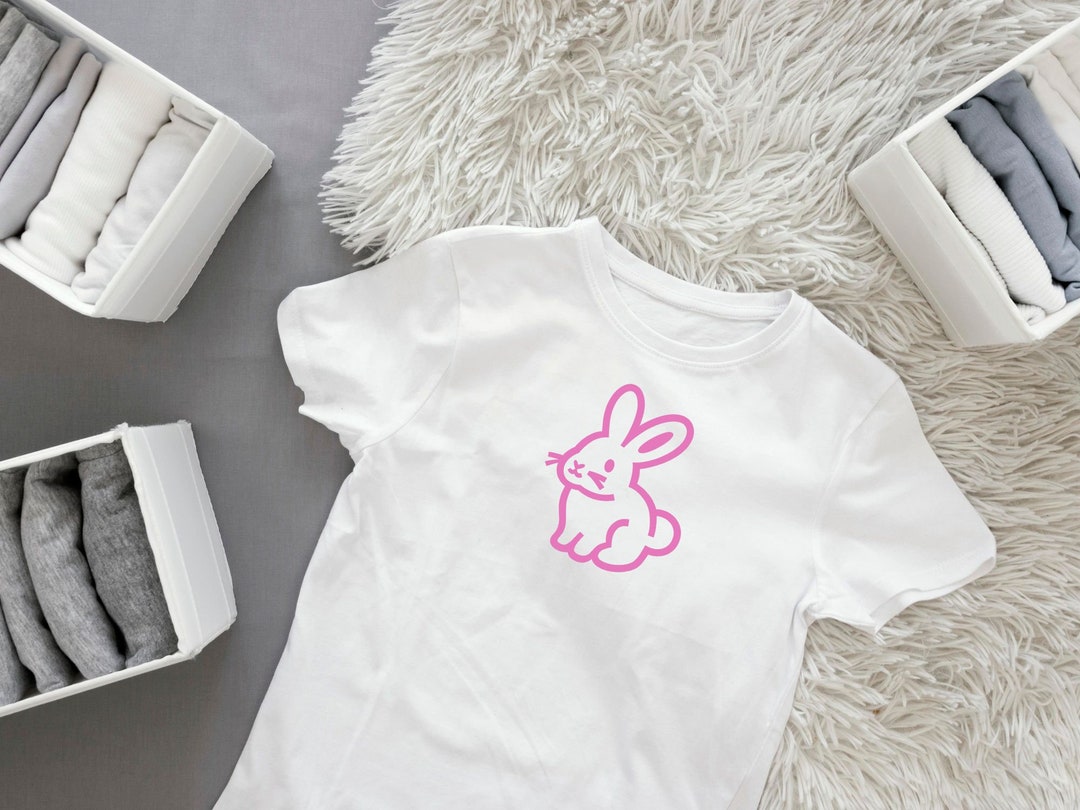 T-shirt dress - POPBUNNY black - Playful bunnies and flowers print main image 0