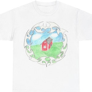 Drain Gang - Crest Album T-Shirt, Bladee, Ecco2k, Heavy Cotton Unisex T-Shirt, Graphic Band Tee