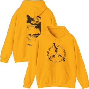 DEATH GRIPS - Peace Gold Pullover Hoodie