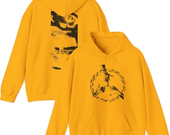 DEATH GRIPS - Peace Gold Pullover Hoodie