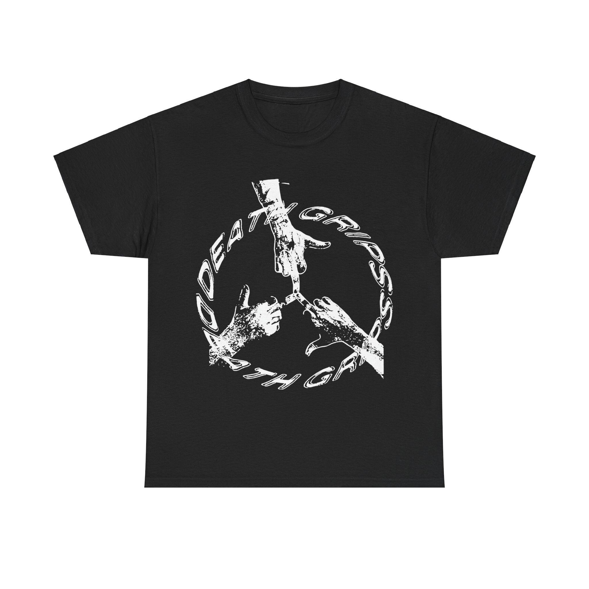 DEATH GRIPS - Black Peace T-shirt - Etsy