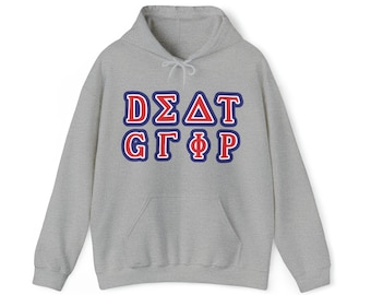 DEATH GRIPS - College Heather Grey Pullover Hoodie
