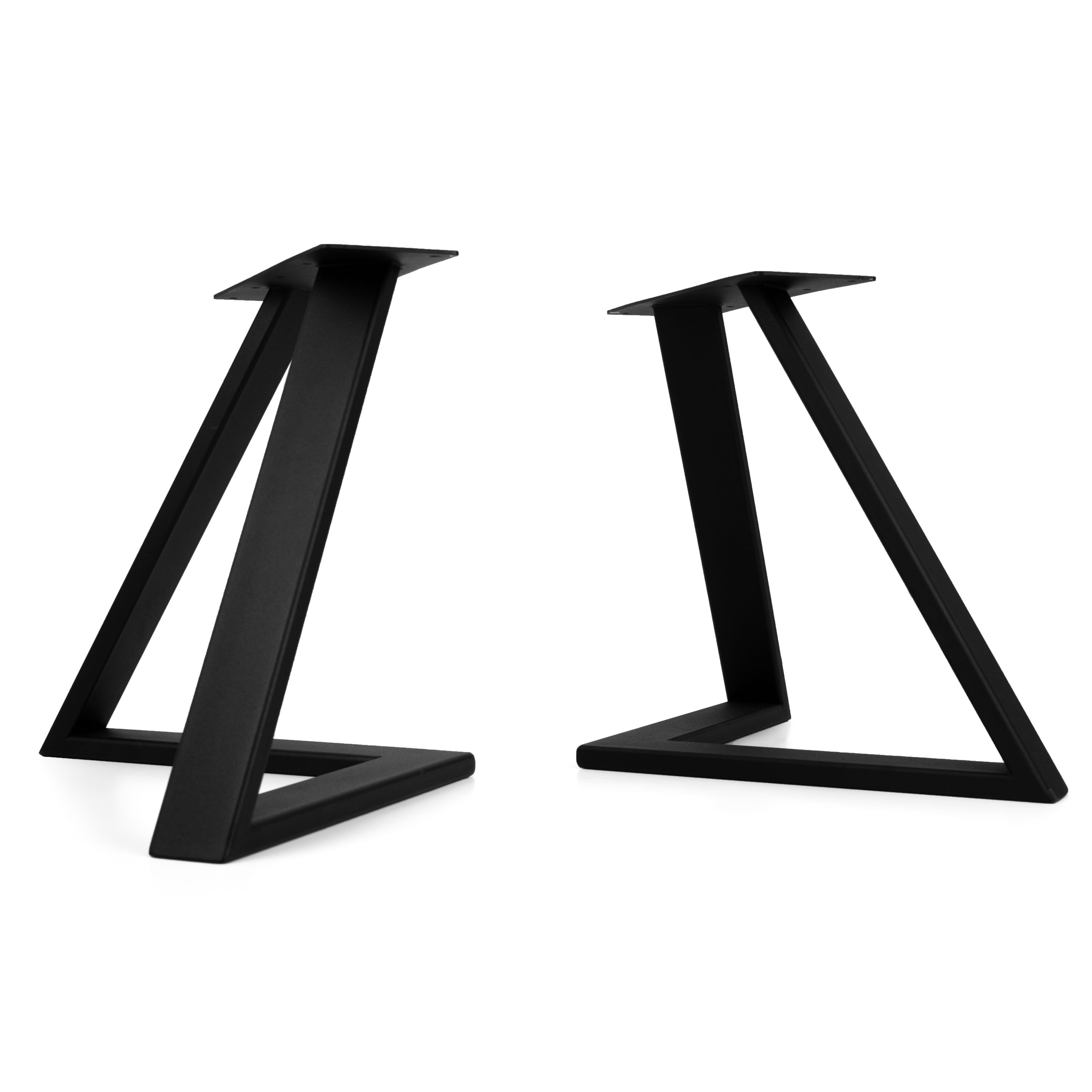 Metal triangle table sale legs