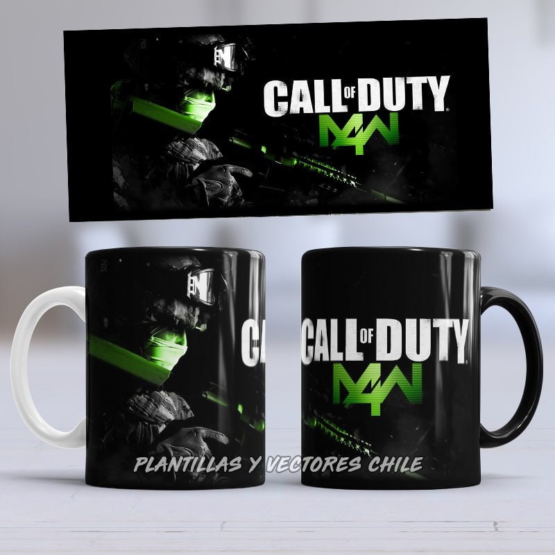 Modern Warfare II Ghost Art Coffee Mug - Call of Duty Store