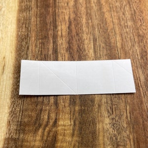 250 PC White Handmade 3D Origami Triangle Creased Paper Size 1/32 - Etsy