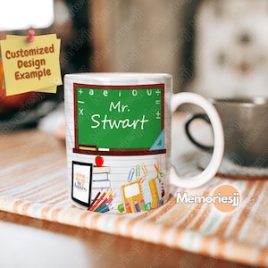 Teacher Mug Wrap| Digital Sublimation Mug Wrap| 11oz and 15oz Coffee Mug Wrap| Sublimation Design| Teacher Mug Sublimation| Board Mug Wrap