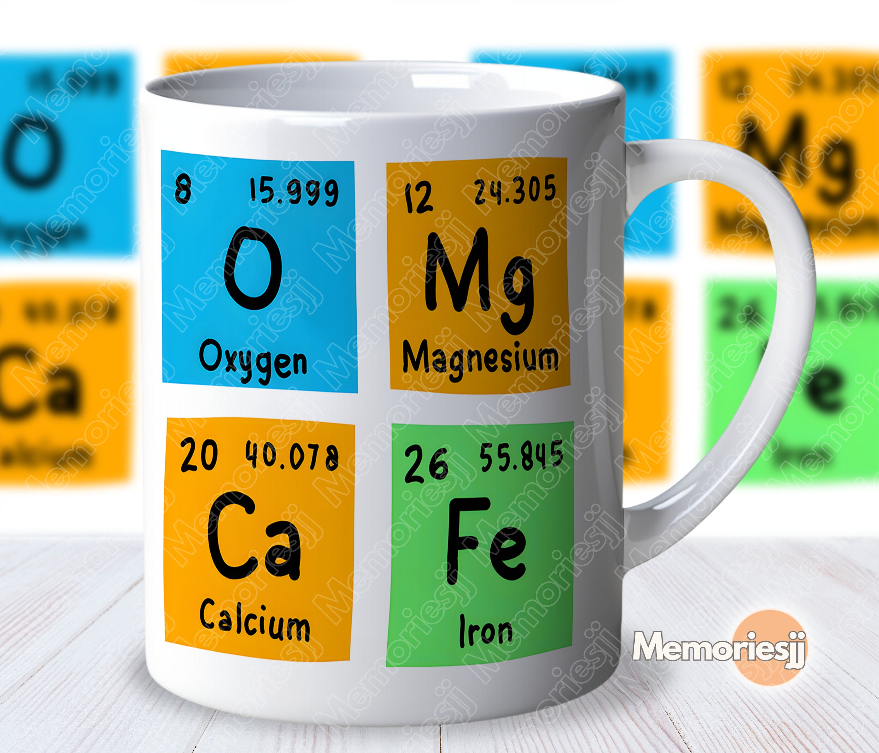 20Giugno Tavola Periodica - Tazza Mug 11OZ - Tavola degli elementi - Chimica - Idea regalo per