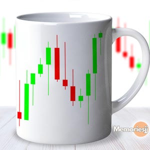 Envoltório de caneca em bastão com 4 velas | Caneca de sublimação digital embrulhada PNG | Design de café de 11 onças | Design de gráfico de venda e compra de bastão | Design de castiçal PNG