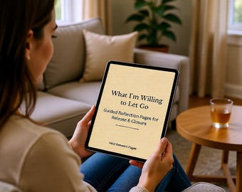 Guided Reflection Journal Pages – Mindful Writing Prompts (Digital Download)