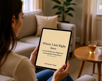 Guided Reflection Journal – Mindful Writing Prompts (PDF Download)