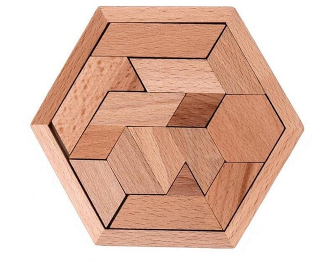 Tangram Puzzle - Made from Premium Beech Wood